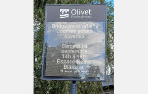 Le  GABO s'affiche dans les rues d'Olivet  !!