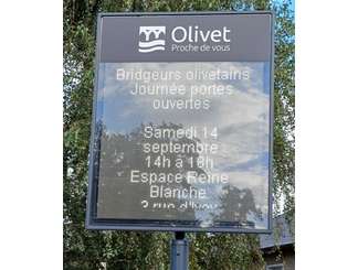 Le  GABO s'affiche dans les rues d'Olivet  !!