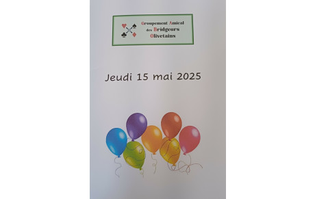 Fête du Club   15 Mai 2025